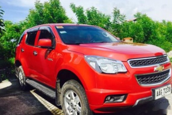 Chevrolet Trailblazer 2014 Diesel Automatic Red