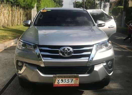 Late 2016 TOYOTA Fortuner G AT for sale