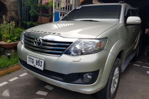 Toyota Fortuner G 2012 Manual Diesel FOR SALE