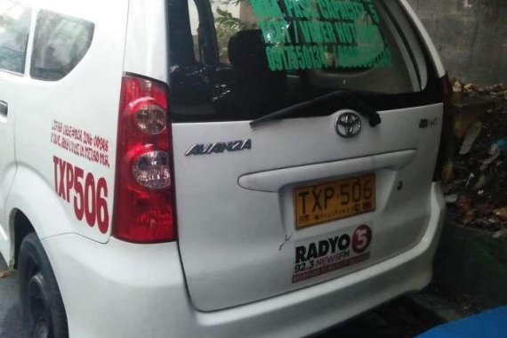 2008 Toyota Avanza taxi with franchise till 2021