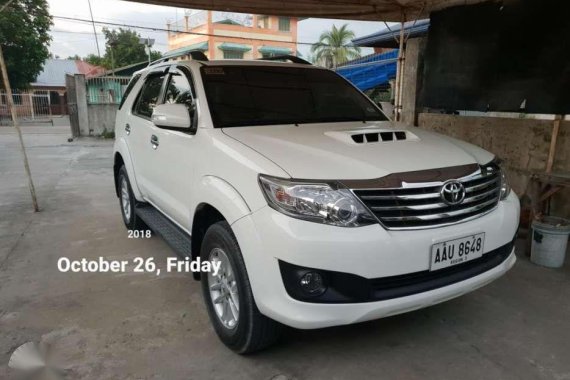 SELLING TOYOTA Fortuner G manual 2014model