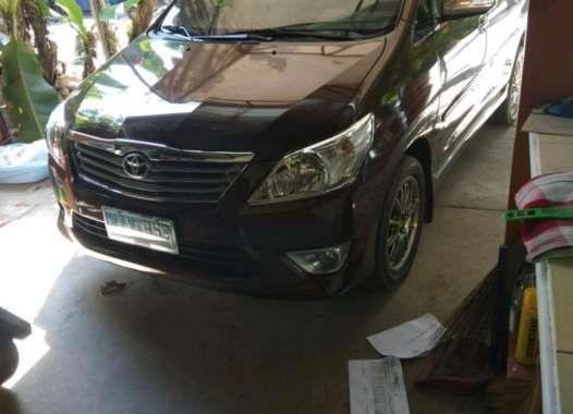 Toyota Innova G Metallic brown 2014 model