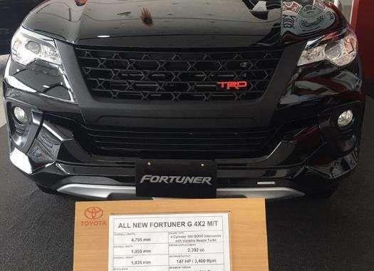 NEW TOYOTA FORTUNER 4X2 G DIESEL M/T 2018