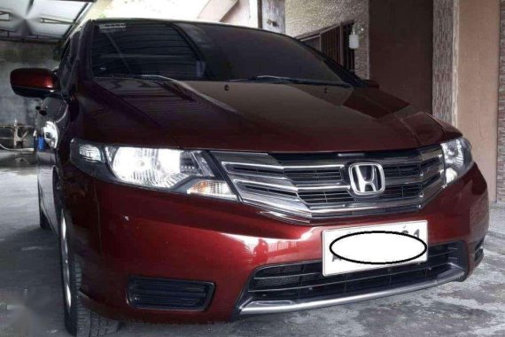 Honda City 13S Yr 2014 Automatic Maroon Color Gas Pampanga