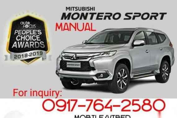 2018 Mitsubishi Montero glx manual zero down plus 10K giftcash