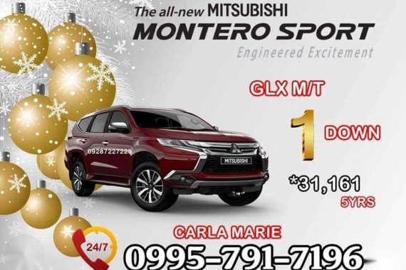 2018 Mitsubishi Montero PISO down best deal