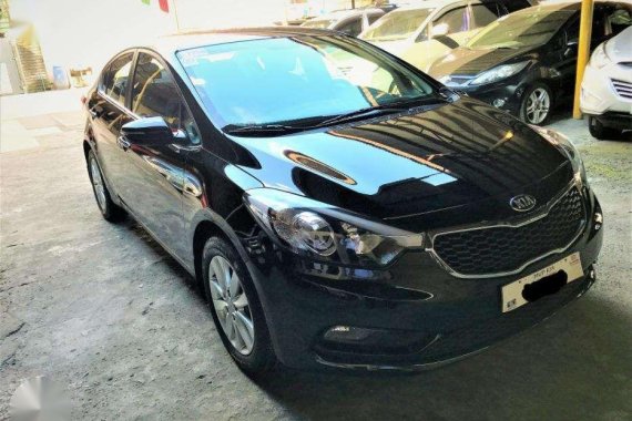 KIA Forte EX 1.6L Black Automatic 2015 for sale 