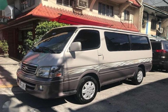 2002 Toyota Hiace super Grandia 3.0 diesel engine