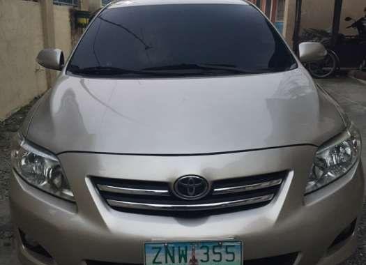 For sale my TOYOTA Corolla Altis 1.6 g variant 2008 MT