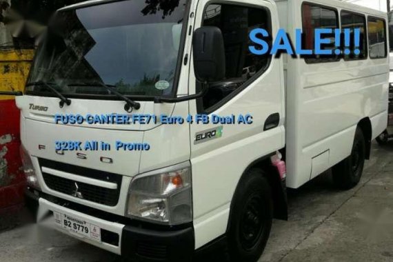 2018 Mitsubishi Fuso Canter FE 71 Euro 4 FB Body Dual AC