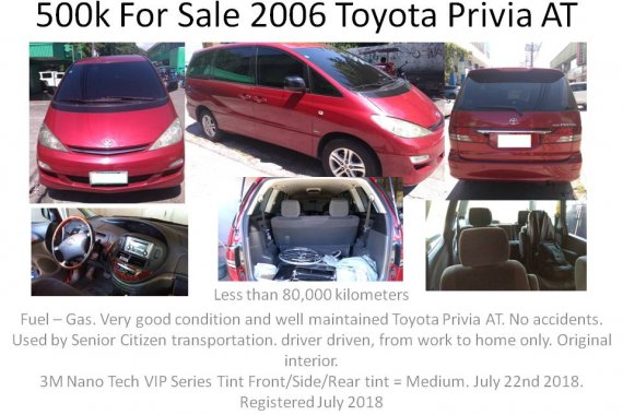 Toyota Privia 2006 for sale