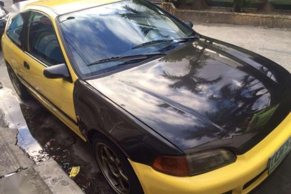 Honda Civic Hatchback Model 1994 B16 Engine Japan