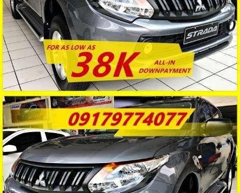 Best promo at 38K DOWN 2018 Mitsubishi Strada Glx Manual Gls Automatic