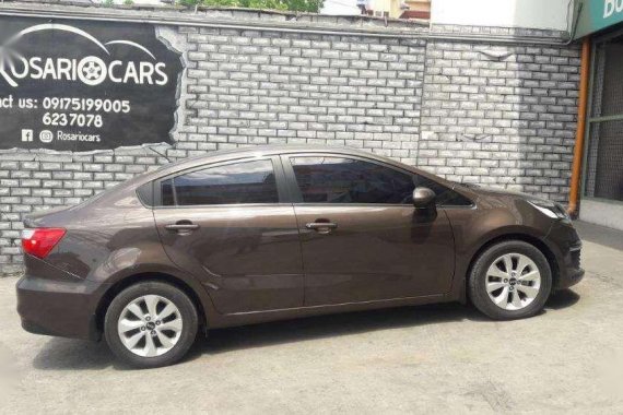 2016 Kia Rio M/T Brown Gasoline 54,000kms