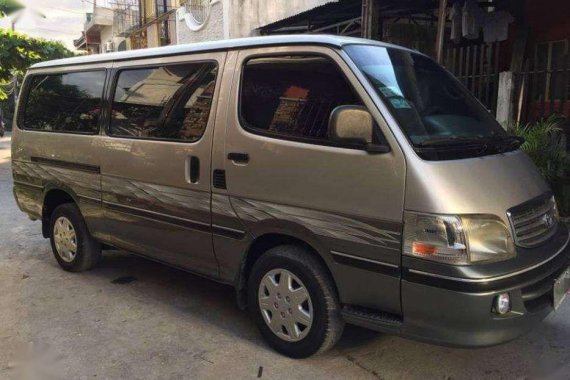 2002 Toyota Hiace grandia gl for sale 