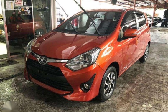 2018 Toyota Wigo 10 G Manual Orange Hatchback