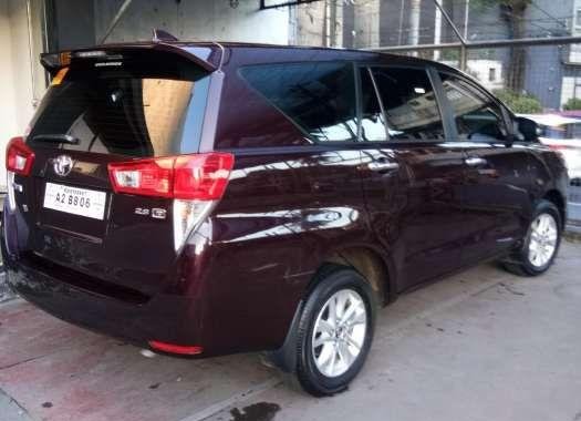 2018 Toyota Innova 2 8L G Diesel MT FOR SALE