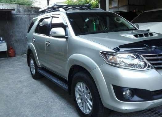 2014 Toyota Fortuner G mt diesel FOR SALE
