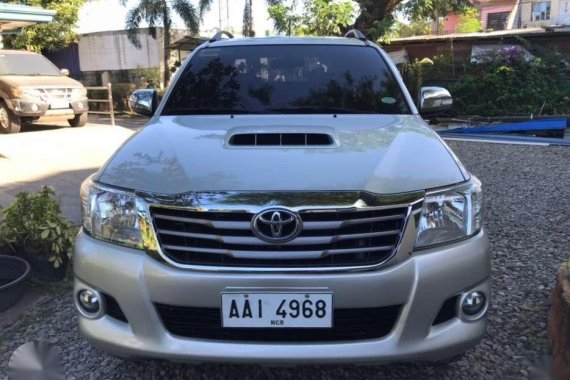 Toyota Hilux G 4x4 D4D 3.0 automatic intercooler diesel 2014 model