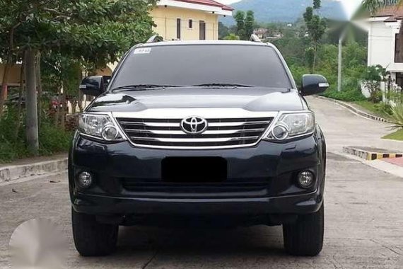 2012 Toyota Fortuner G 4x2 1st owned Cebu plate