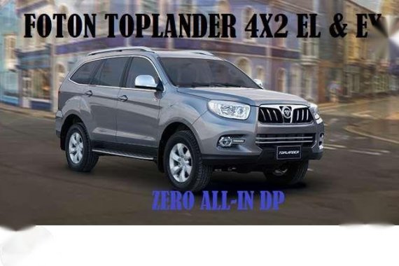 Foton Toplander 4x2 AT 2018 for sale