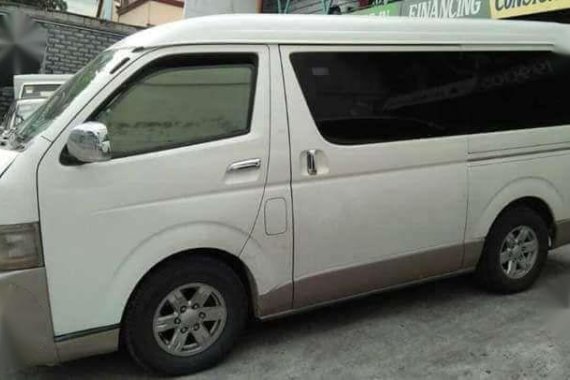 2008 Toyota Hi-Ace Super Grandia A/T White Diesel