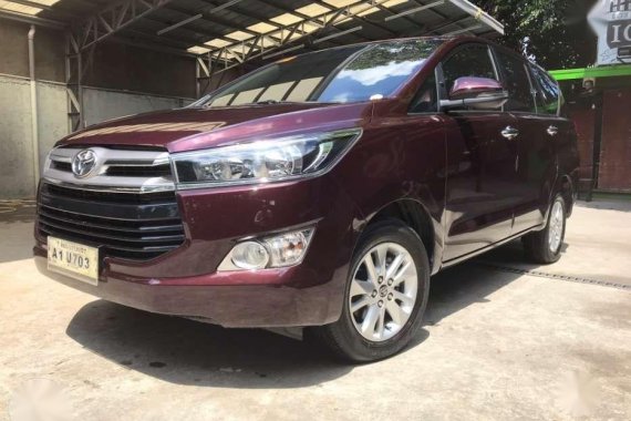 TOYOTA Innova G 2018 model FOR SALE