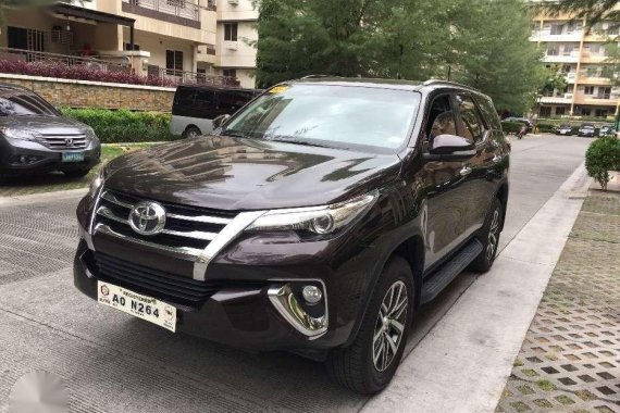 2017 Toyota Fortuner V Top of the line