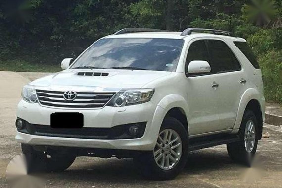 2013 Toyota Fortuner G D4d 4x2 1st owned Cebu plate