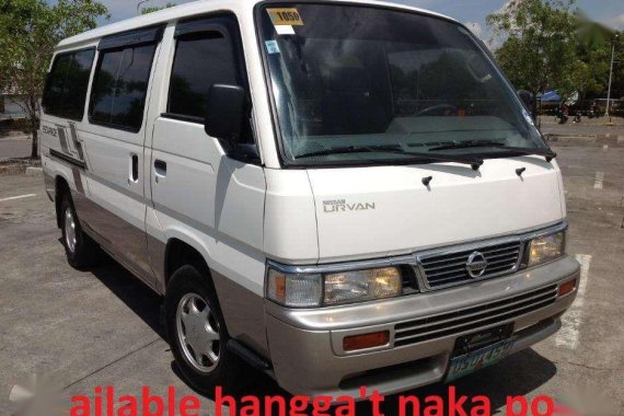 Nissan Urvan Escapade Van 2013 model Diesel engine Lucena City