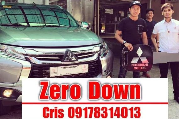 2018 MITSUBISHI Montero GLX MT ZERO downpayment