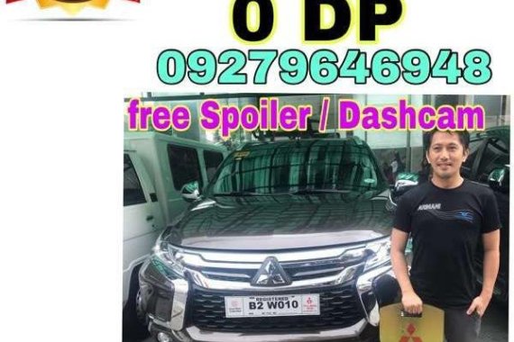 No cash Out MITSUBISHI Montero Sport Glx Manual 2018 free Spoiler