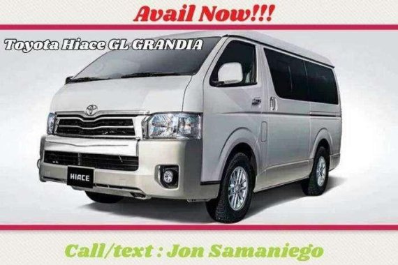 TOYOTA Hiace GL Grandia 129K Down ALL IN PROMO 2018