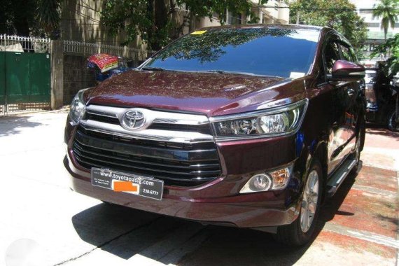 2016 Toyota Innova 2.8G Blackish Red AT