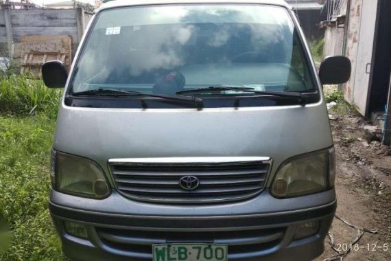 SELLING Toyota Hiace Grandia 2000 local diesel