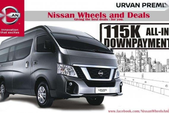 115K DP Nissan NV350 Premium Urvan 2018