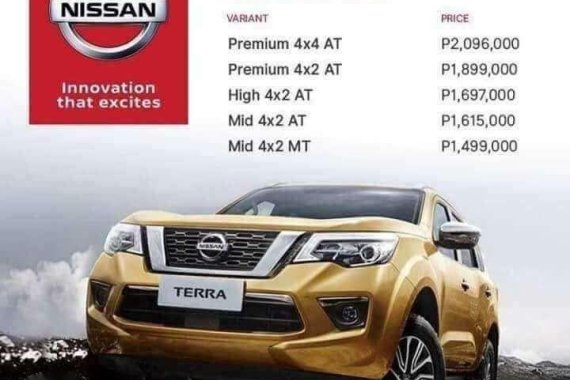 Nissan Terra 2019 for sale