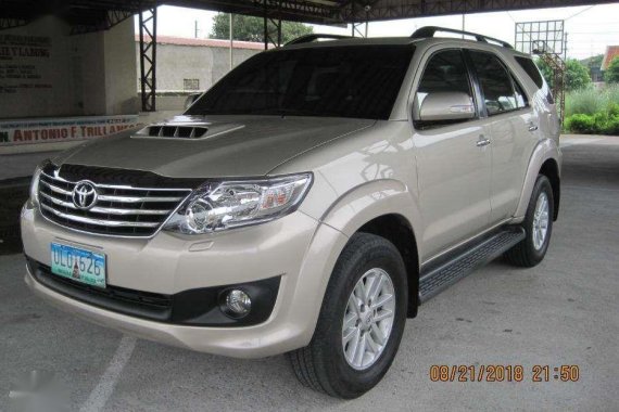 fortuner g matic diesel 2013 for sale