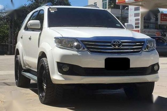 2013 Toyota Fortuner G 4x2 1st owned Cebu plate