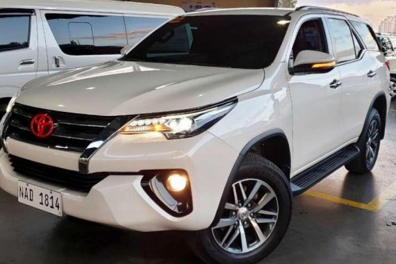 2017 Toyota Fortuner V 1st owned White pearl