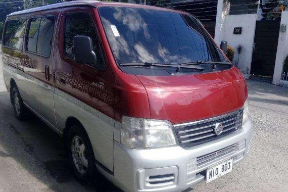 2009 Nissan Urvan Estate 3.0 VX Diesel Manual