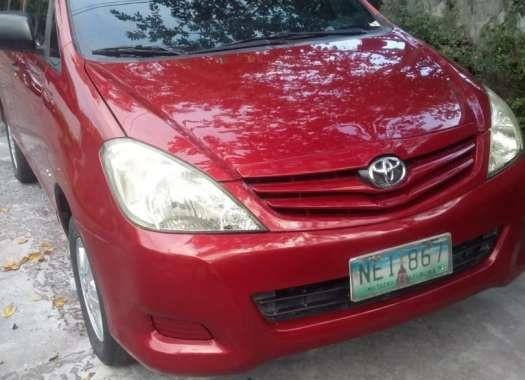 2009 Toyota Innova E at diesel FOR SALE