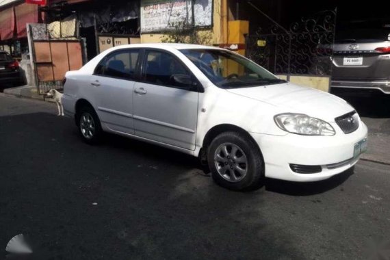 2007 Toyota Altis 1.6E  Manual transmission