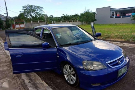 Honda Civic dimension 2003 model Manual transmission