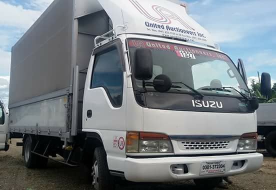 2007 Isuzu Elf Canvass Wingvan 4hj1 16.5ft with Power Lifter For Sale