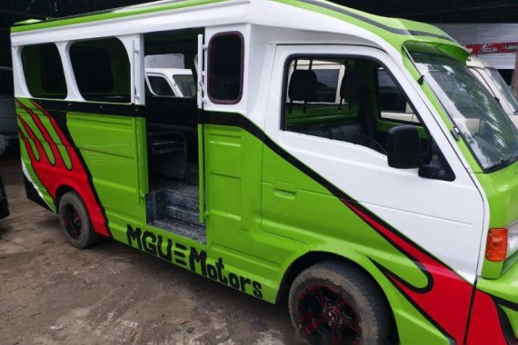 1996 Suzuki  Multicab Passenger Jeepney Sidedoor 4x2 Green