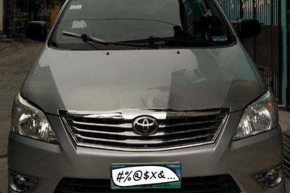 Toyota Innova 2012 2.0 E (Manual Gas) for sale