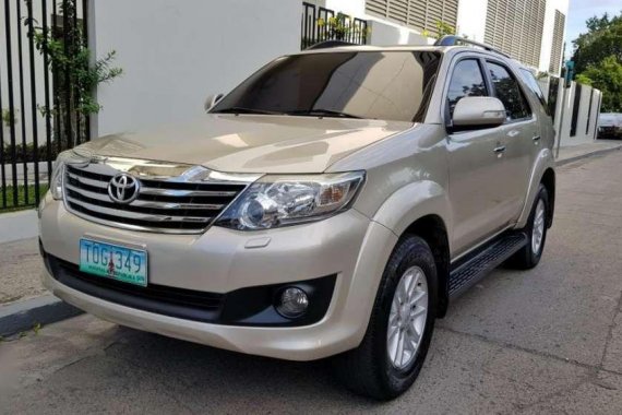 2012 Toyota Fortuner G Automatic Diesel FOR SALE