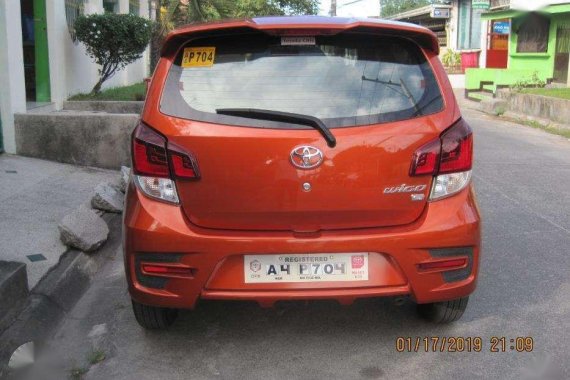 Toyota Wigo 2018 g manual FOR SALE
