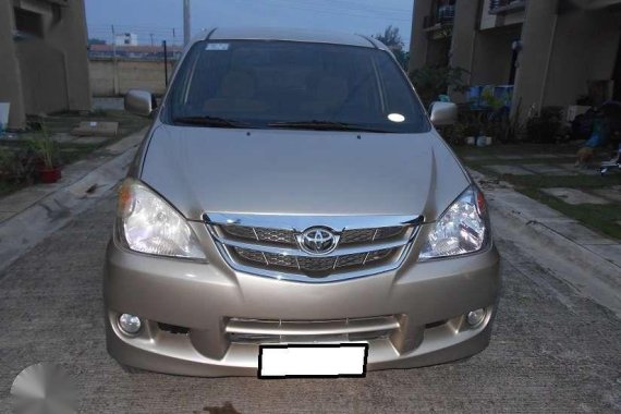 Toyota Avanza G 2008 model Manual transmission